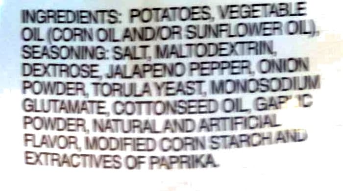 Tims Tim's Cascade Style Potato Chips Jalapeño packshot