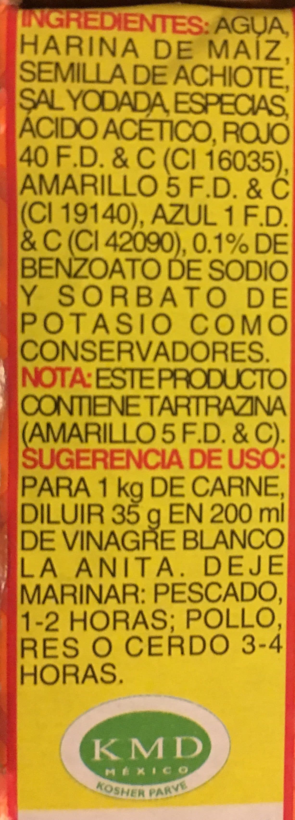 La anita Achiote paste from mexico gr packshot
