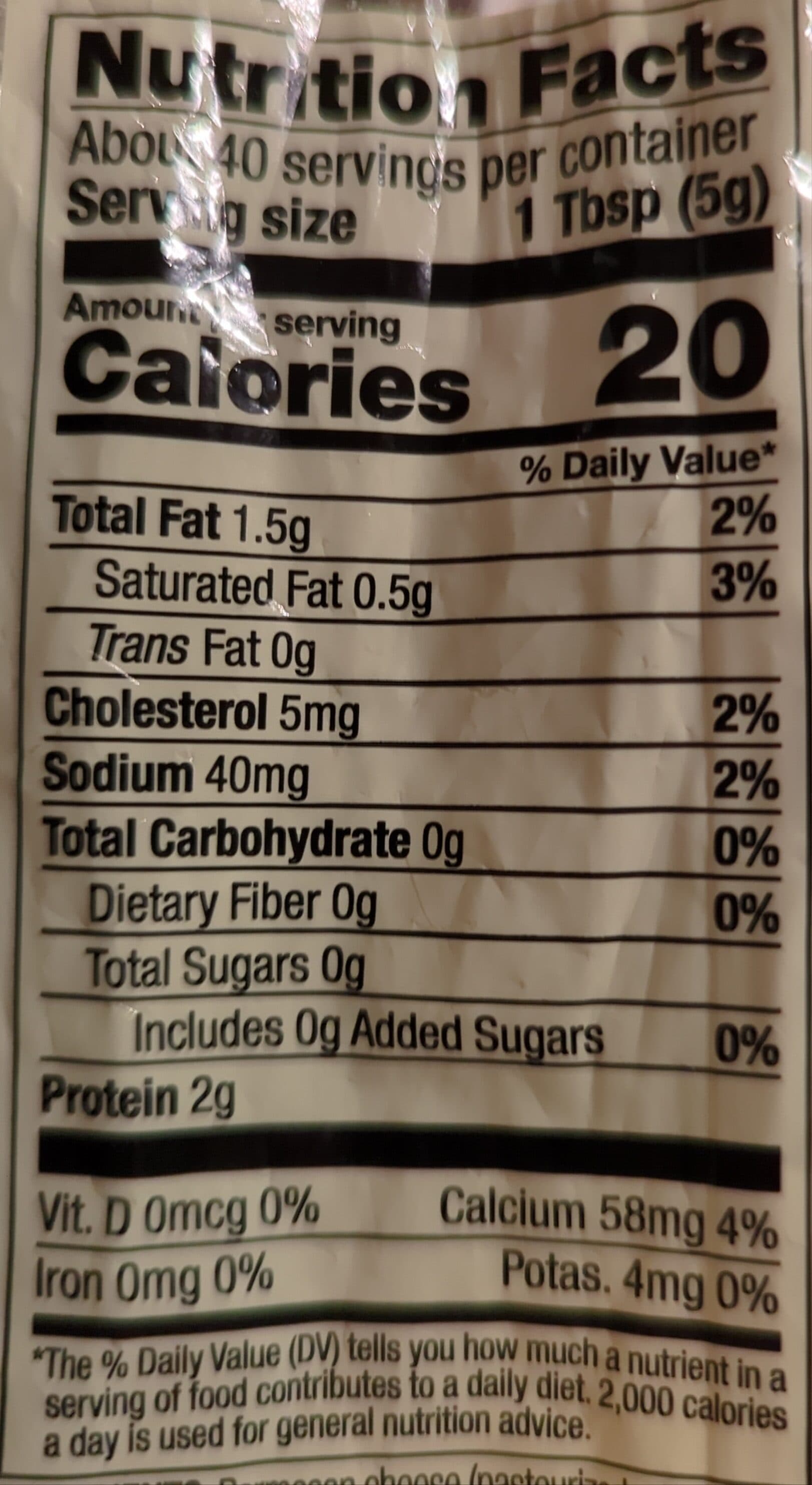 Sartori Shredded Parmesan packshot