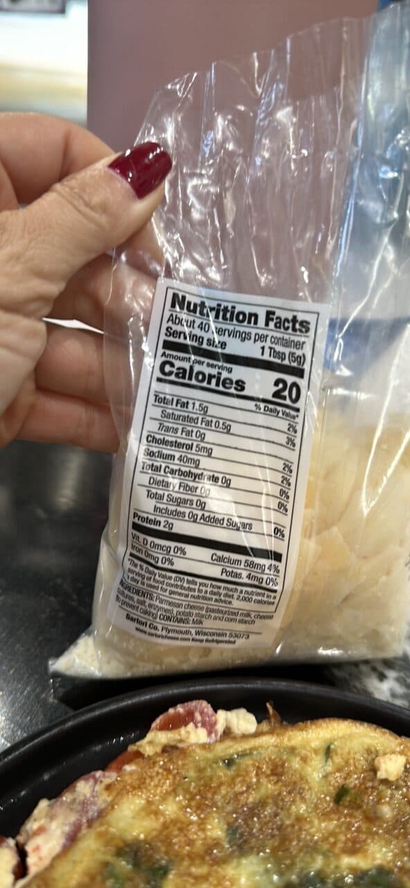 Sartori Shaved Parmesan packshot