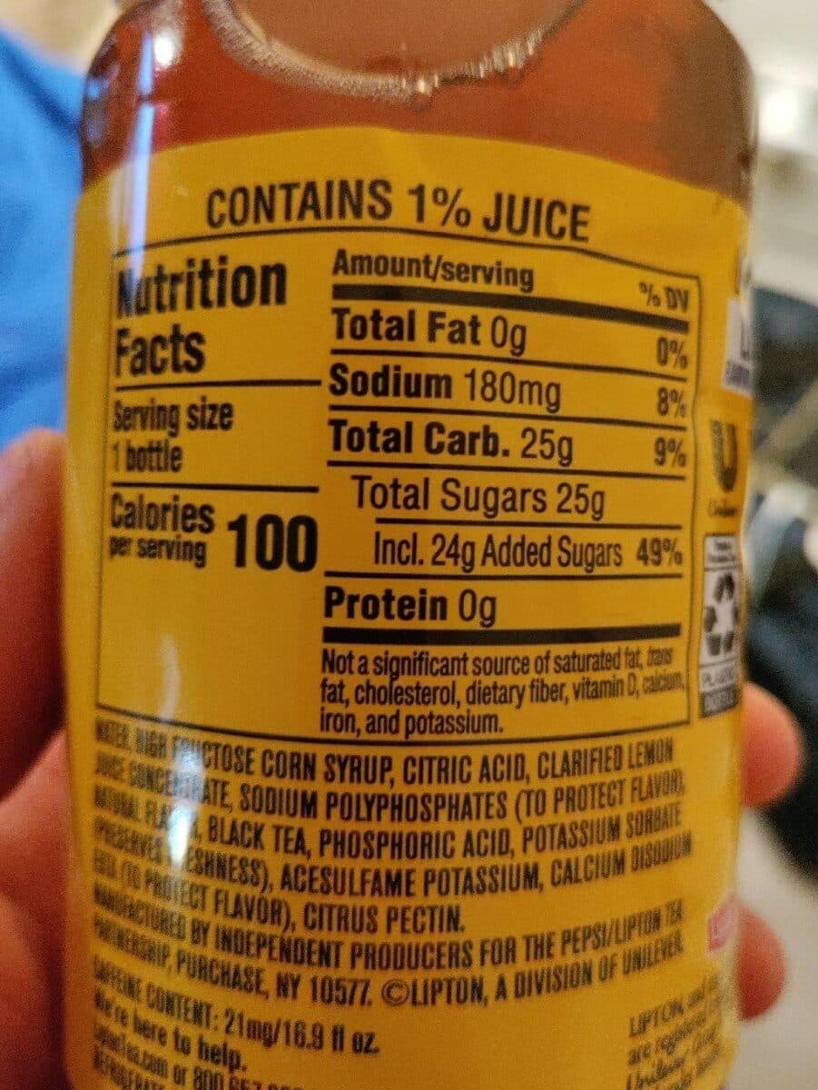 Lipton Iced tea packshot