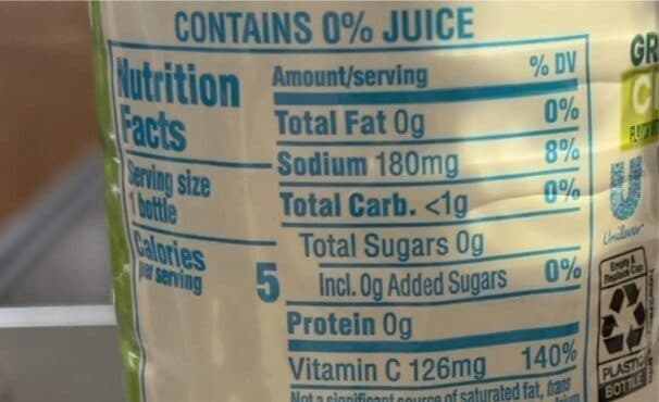 Lipton Diet green tea packshot