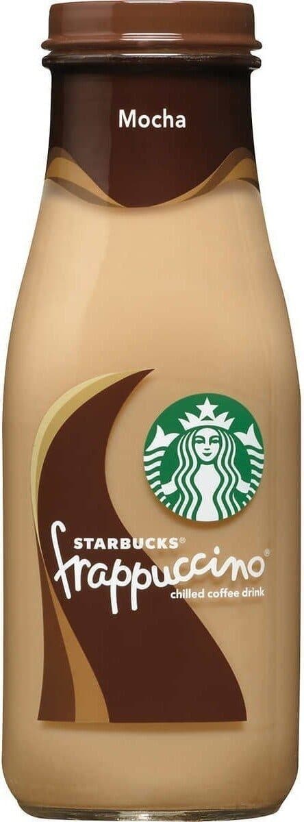 Starbucks Frappuccino coffee drink bottles packshot