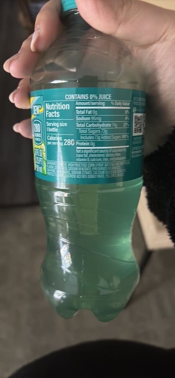 Mountain Dew Baja Blast Tropical Lime packshot