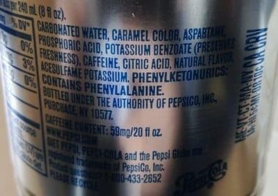 Pepsi Diet Pepsi packshot