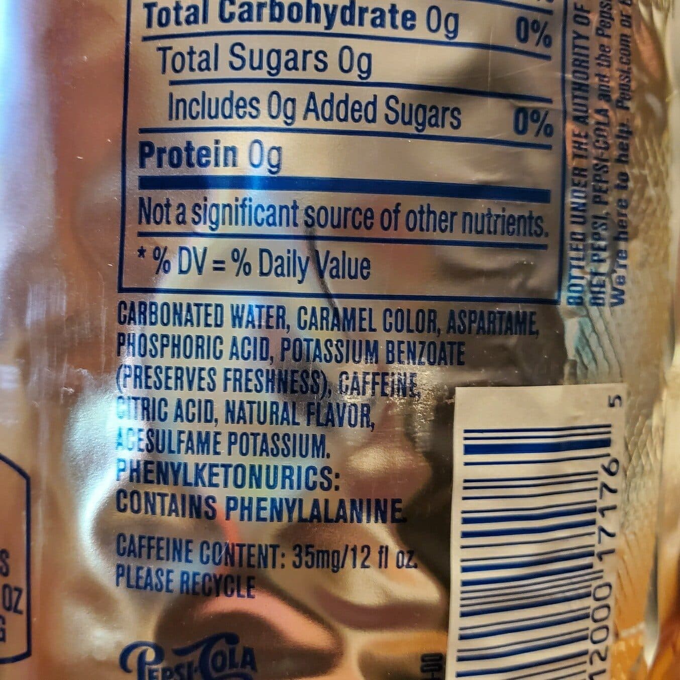 Pepsi Diet Pepsi packshot