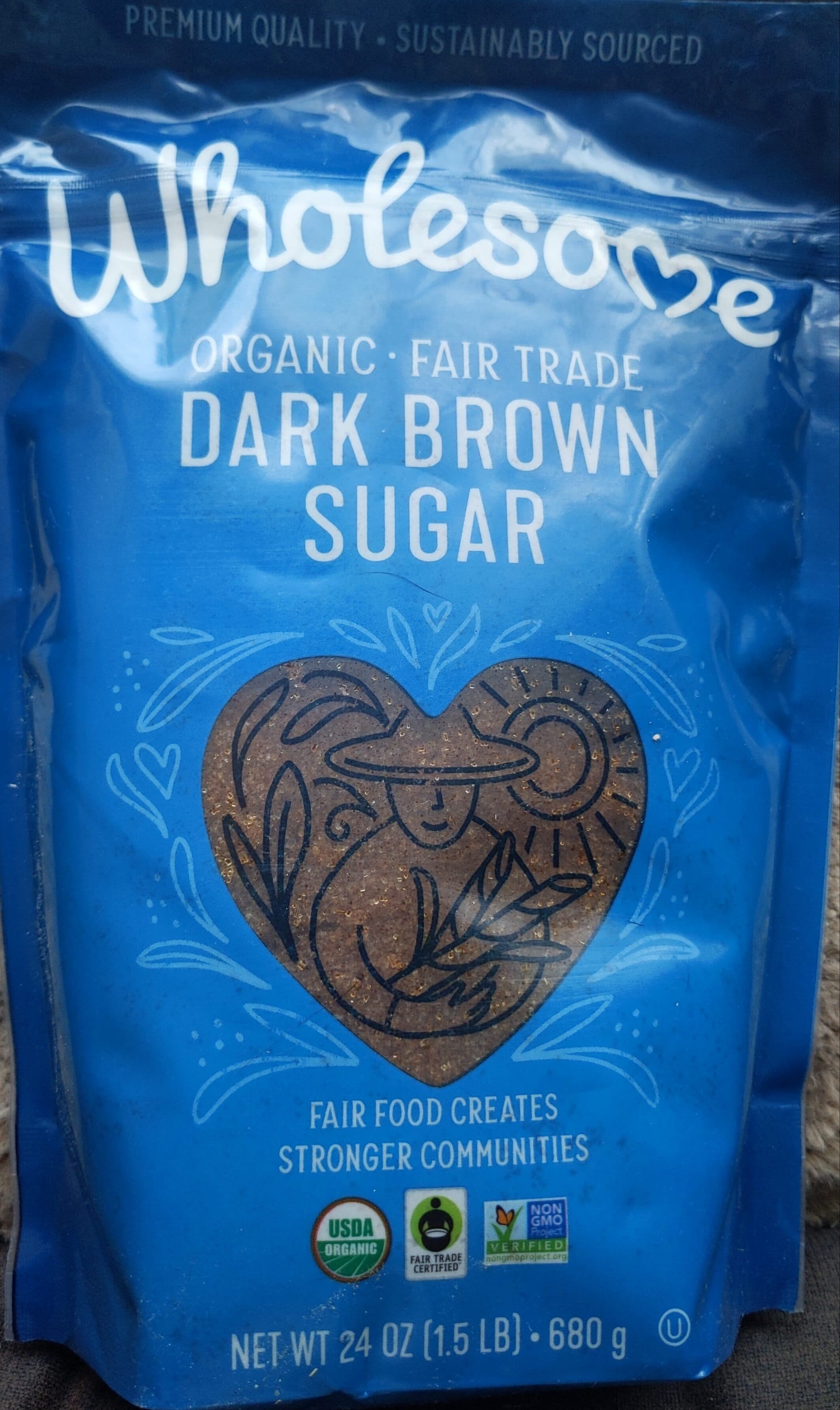 Wholesome Sweeteners Inc. Organic Dark Brown Sugar packshot