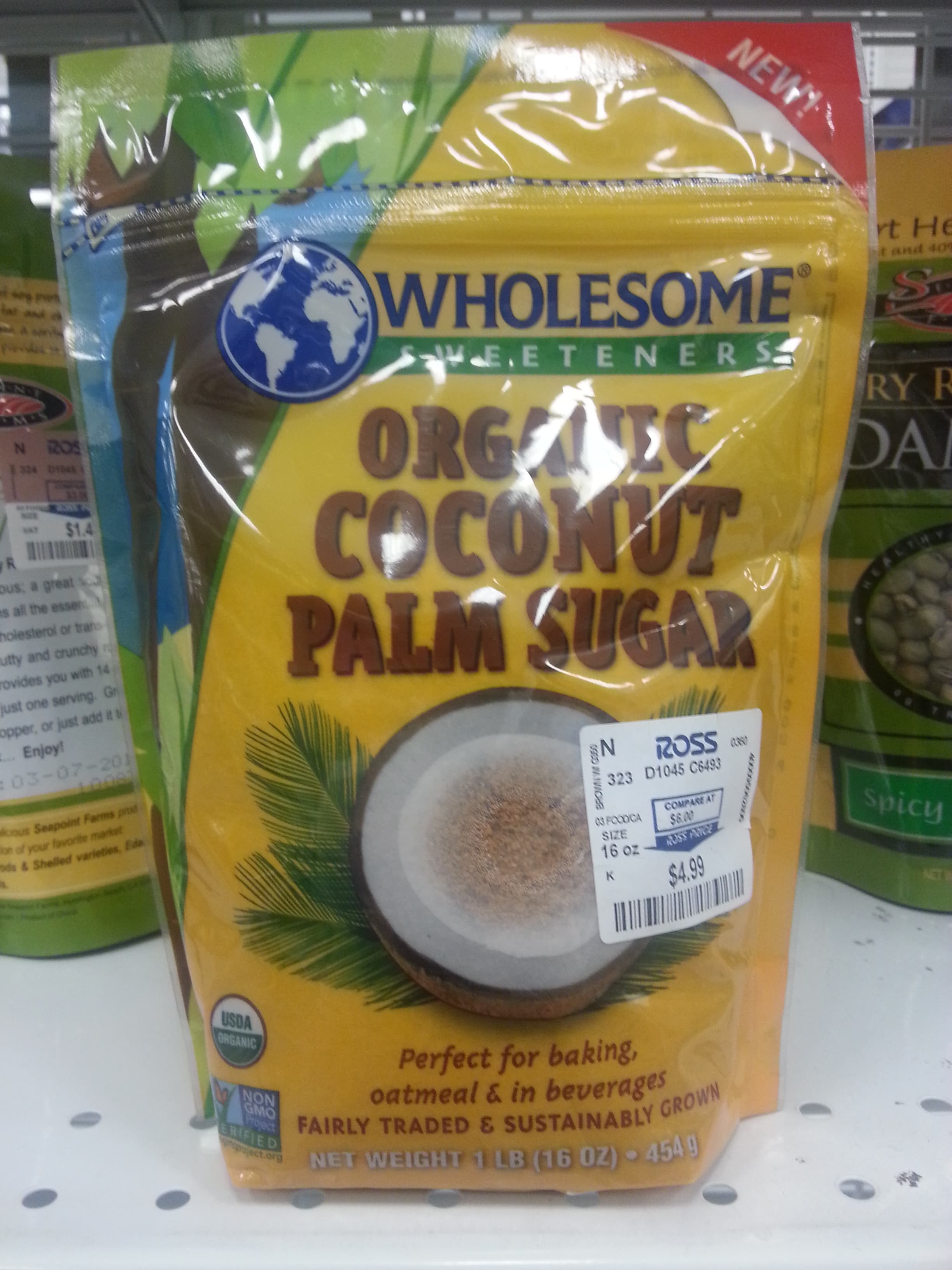 Wholesome Organic Coconut Palm Sugar packshot