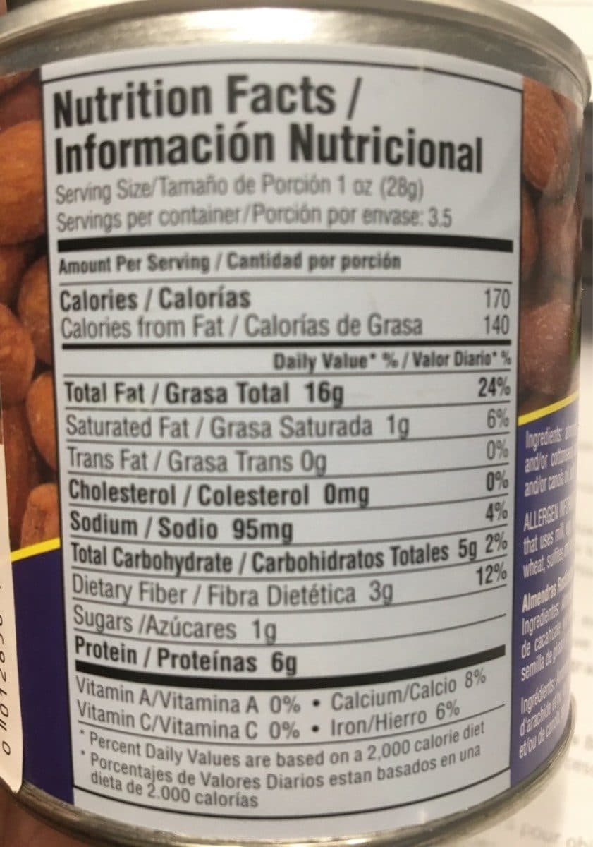 Crown Roasted salted almonds packshot