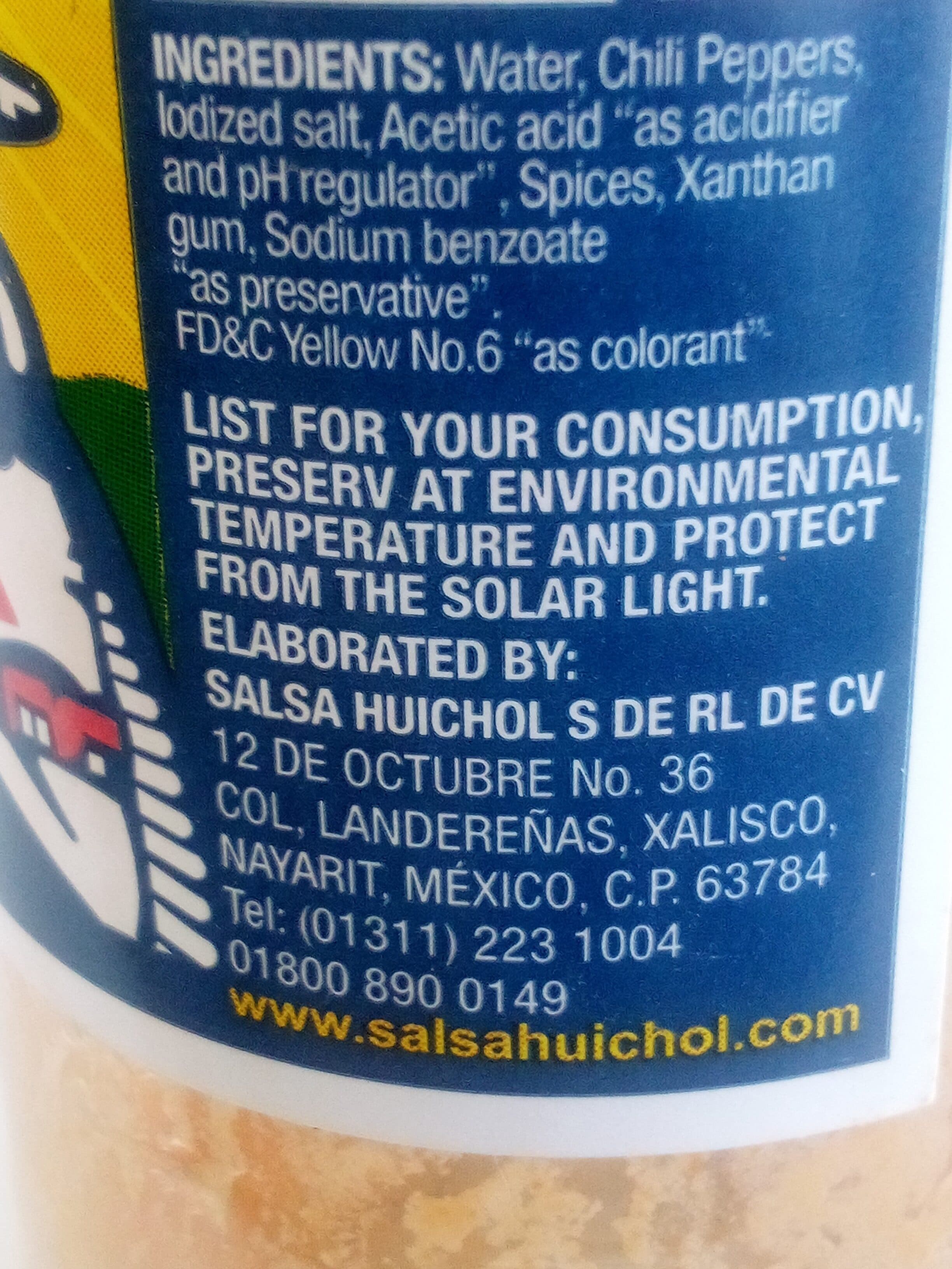 Salsa Huichol Hot Sauce packshot