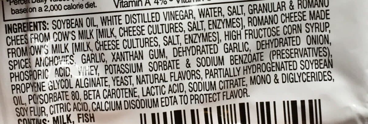Heinz Ceaser salad dressing single serve packets packshot