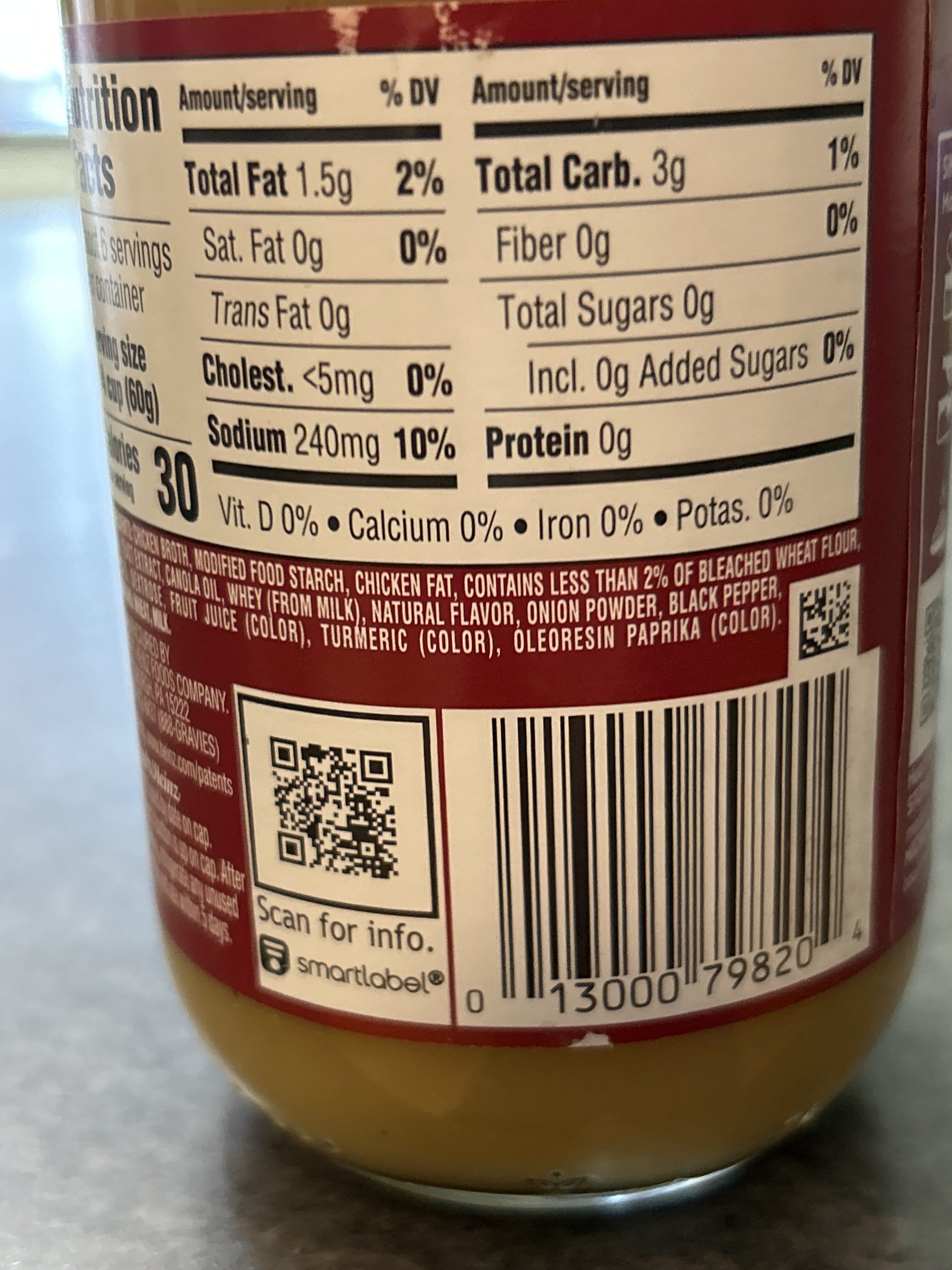 Heinz Home style chicken gravy packshot