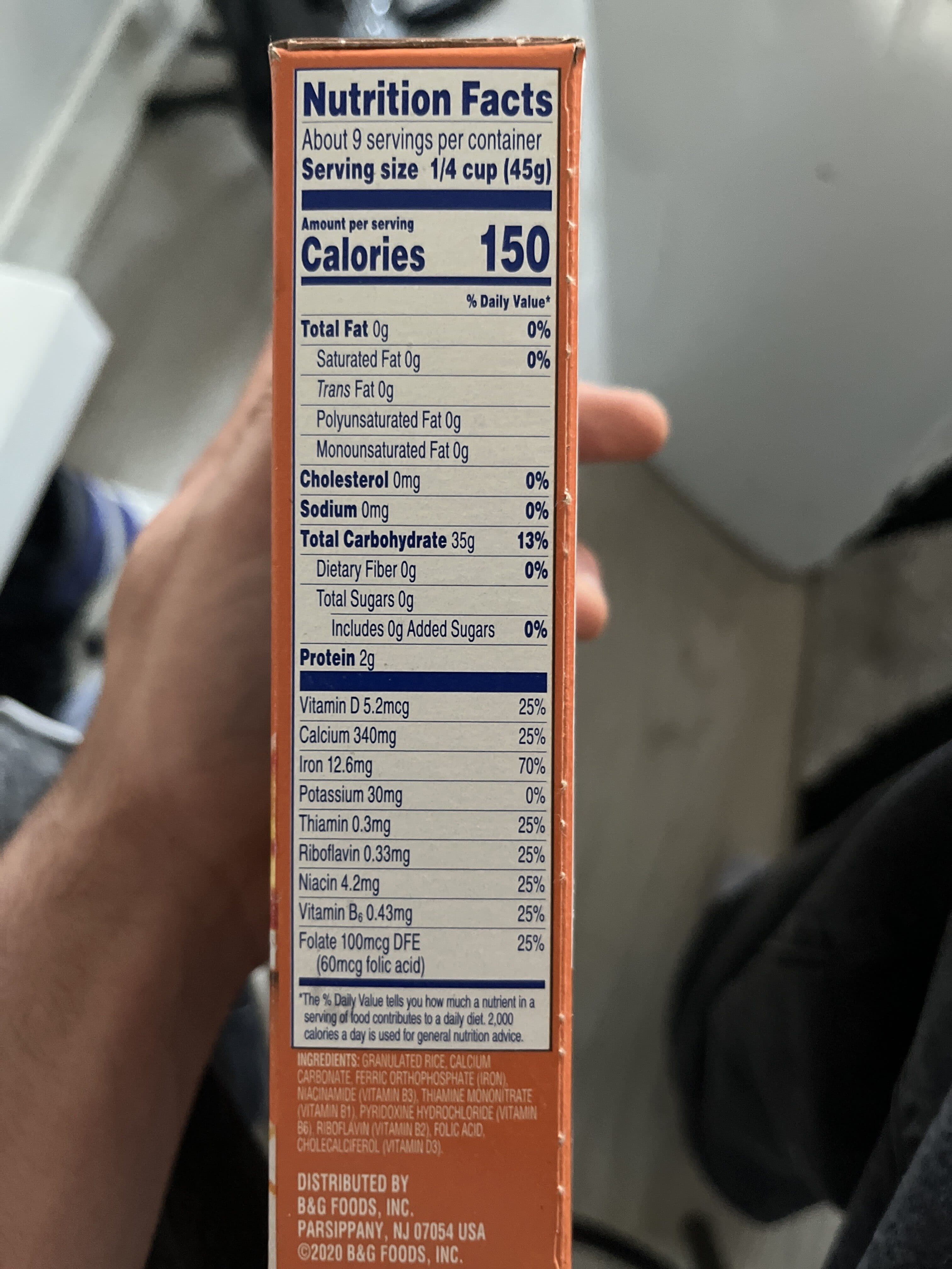 Cream of Rice Cream of Rice Hot Cereal packshot