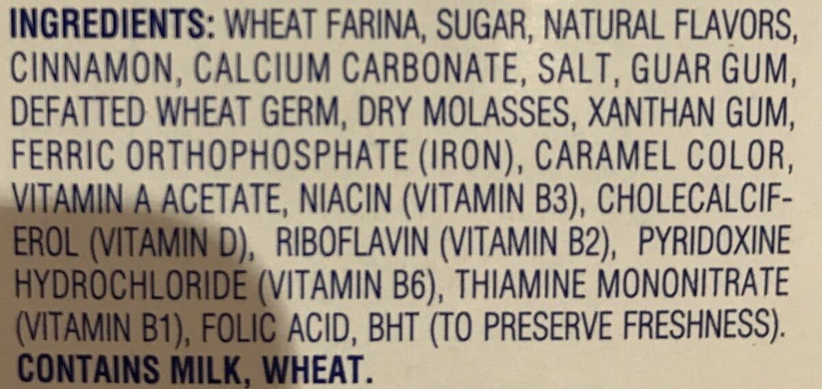 Cream Of Wheat Cream of wheat cinnamon packshot