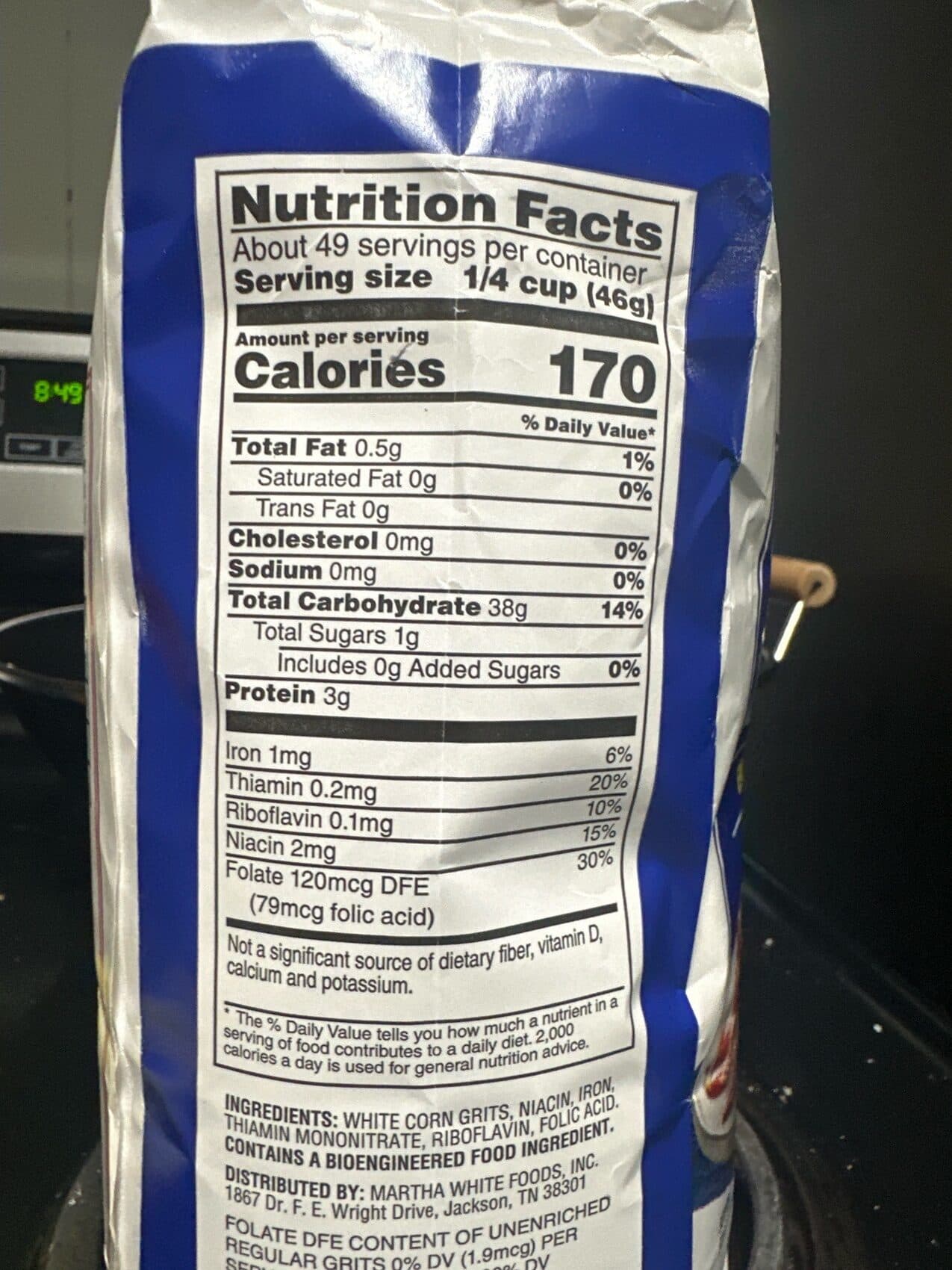 Jim Dandy Enriched Quick Grits packshot