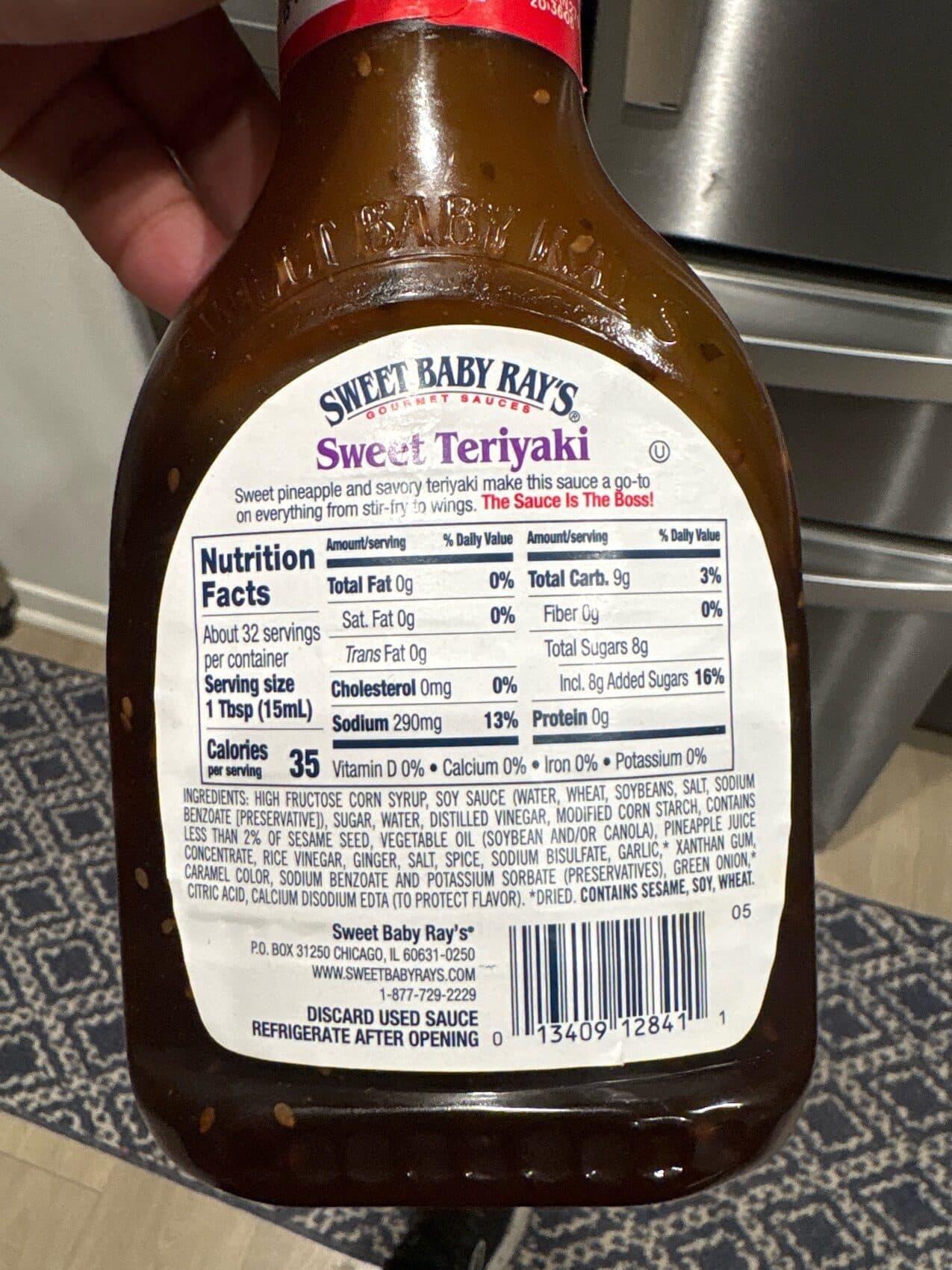 Sweet Baby Ray's Sweet Teriyaki Sauce & Marinade packshot