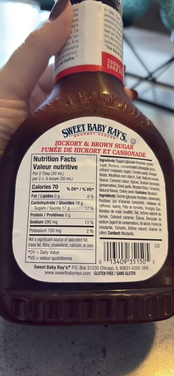 Sweet Baby Ray's Hickory & Brown Sugar Sauce Barbecue Sauce packshot