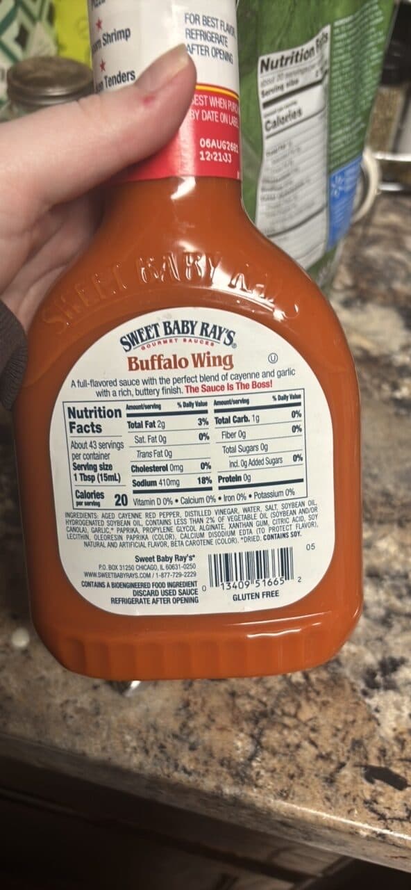 Sweet Baby Ray's Buffalo Wing Wing Sauce packshot