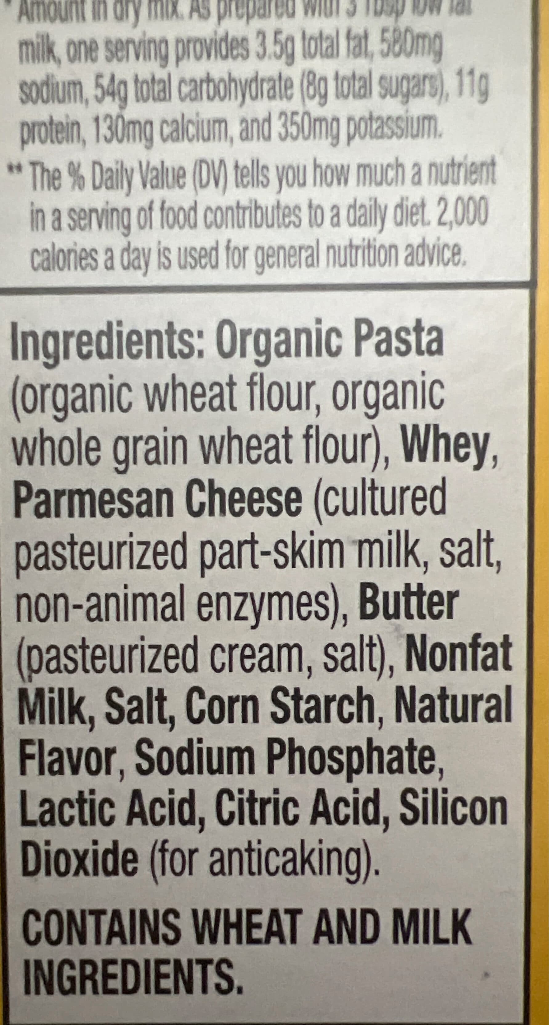 Annie's Spirals with Butter & Parmesan packshot