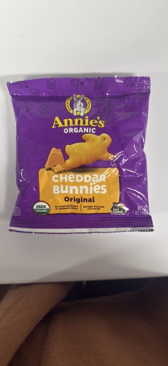 Annie's Organic Cheddar Bunnies Original packshot