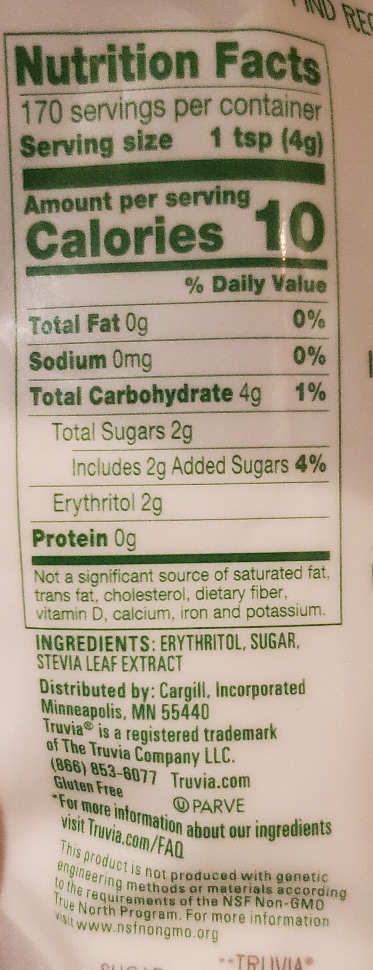 Truvia Cane Sugar Blend packshot