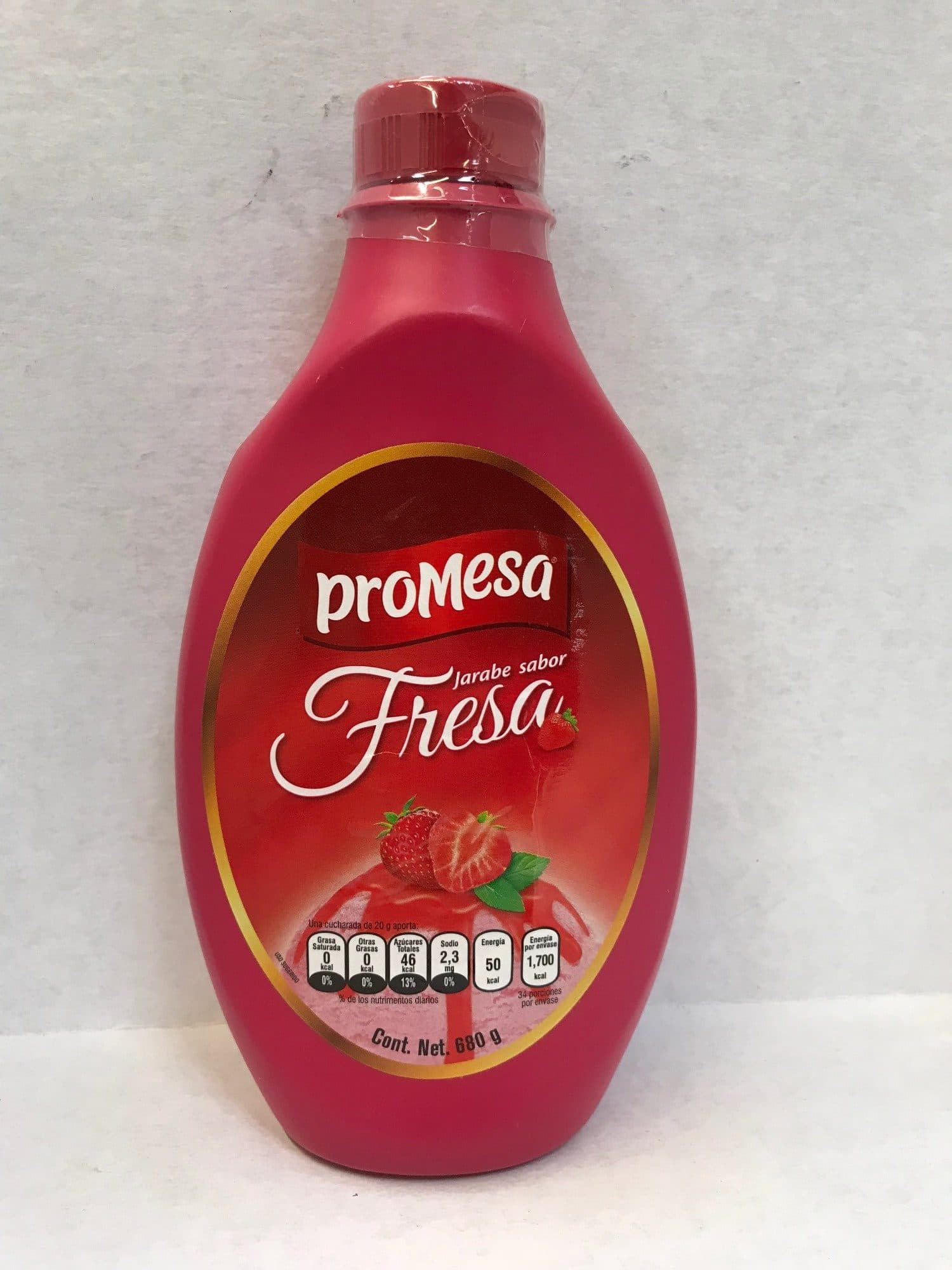 Promesa Jarabe sabor fresa packshot