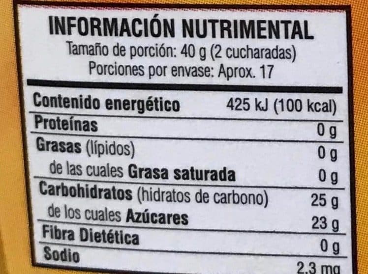 Promesa Jarabe sabor vainilla packshot