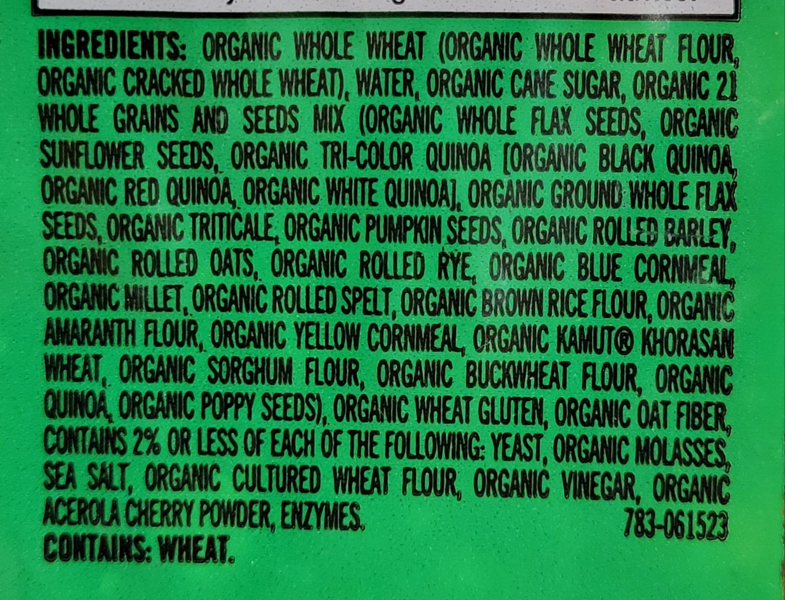 Dave's Killer Bread Organic Bread 21 Whole Grains and Seeds packshot
