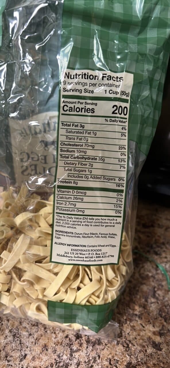 Essenhaus AMISH EGG NOODLES packshot