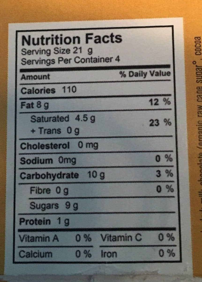 Open Food Facts A handcrafted milk chocolate bar packshot