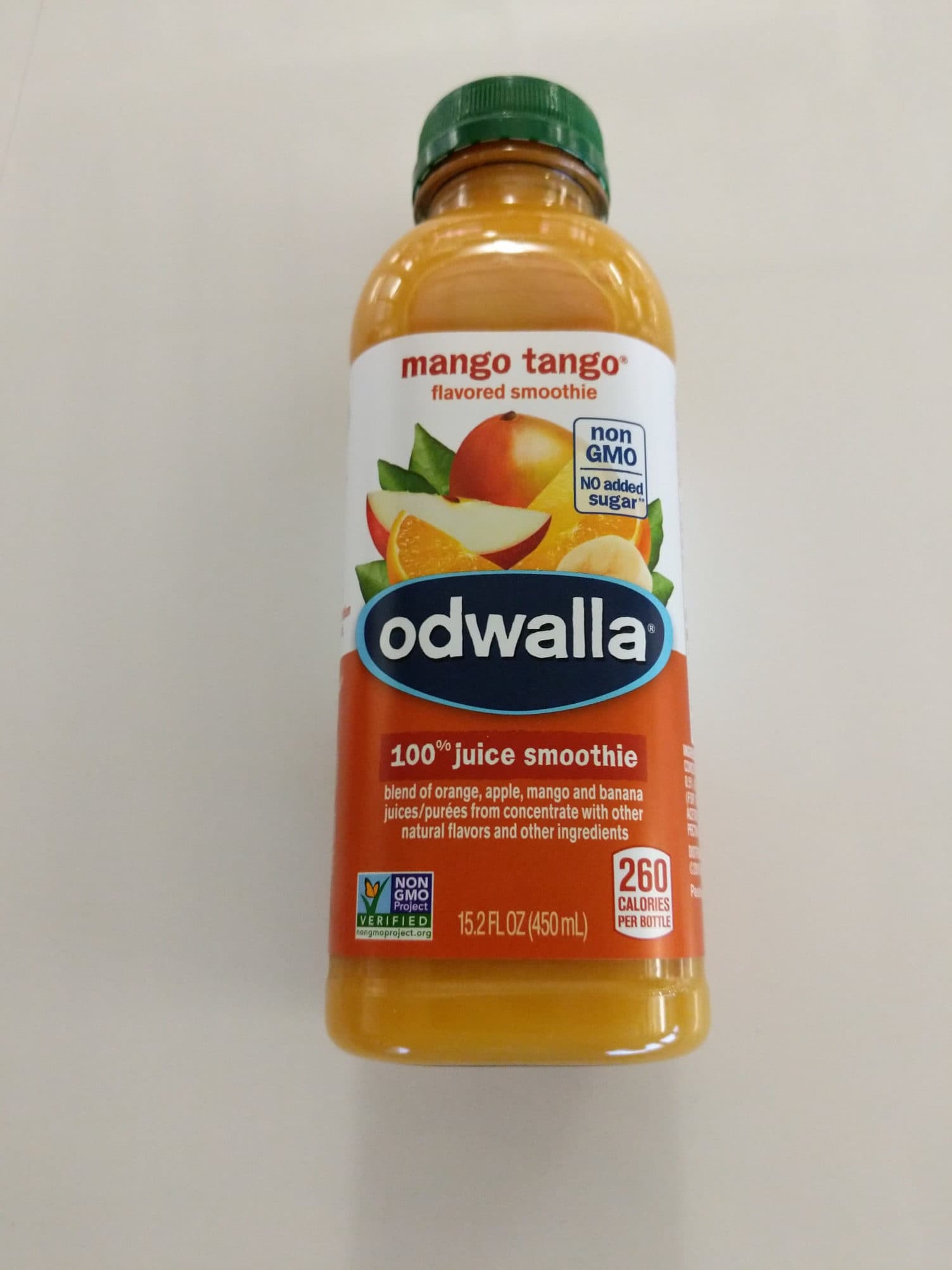 odwalla Mango tango fruit smoothie blend packshot