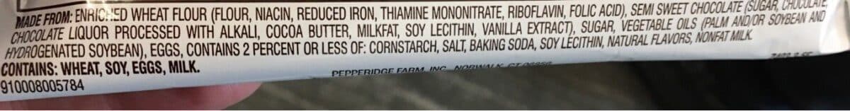 Pepperidge Farm Milano Dark Chocolate packshot