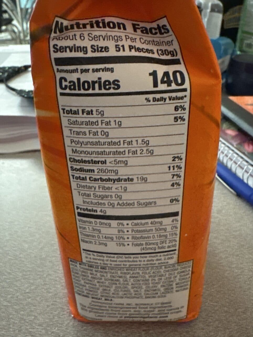 Goldfish Flavor Blasted Xtra Cheddar packshot