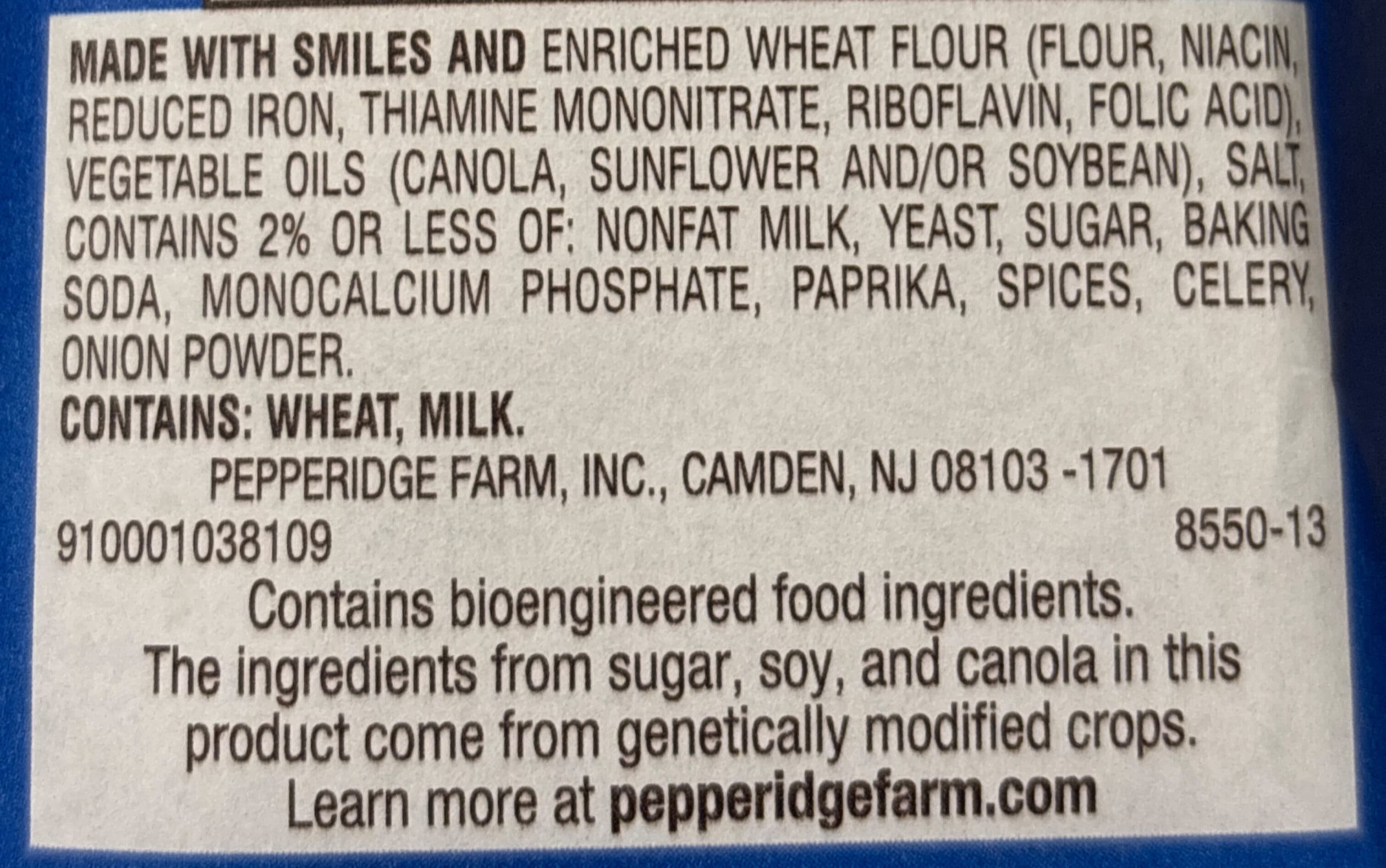 Pepperidge Farm Goldfish Baked Snack Crackers, Original packshot