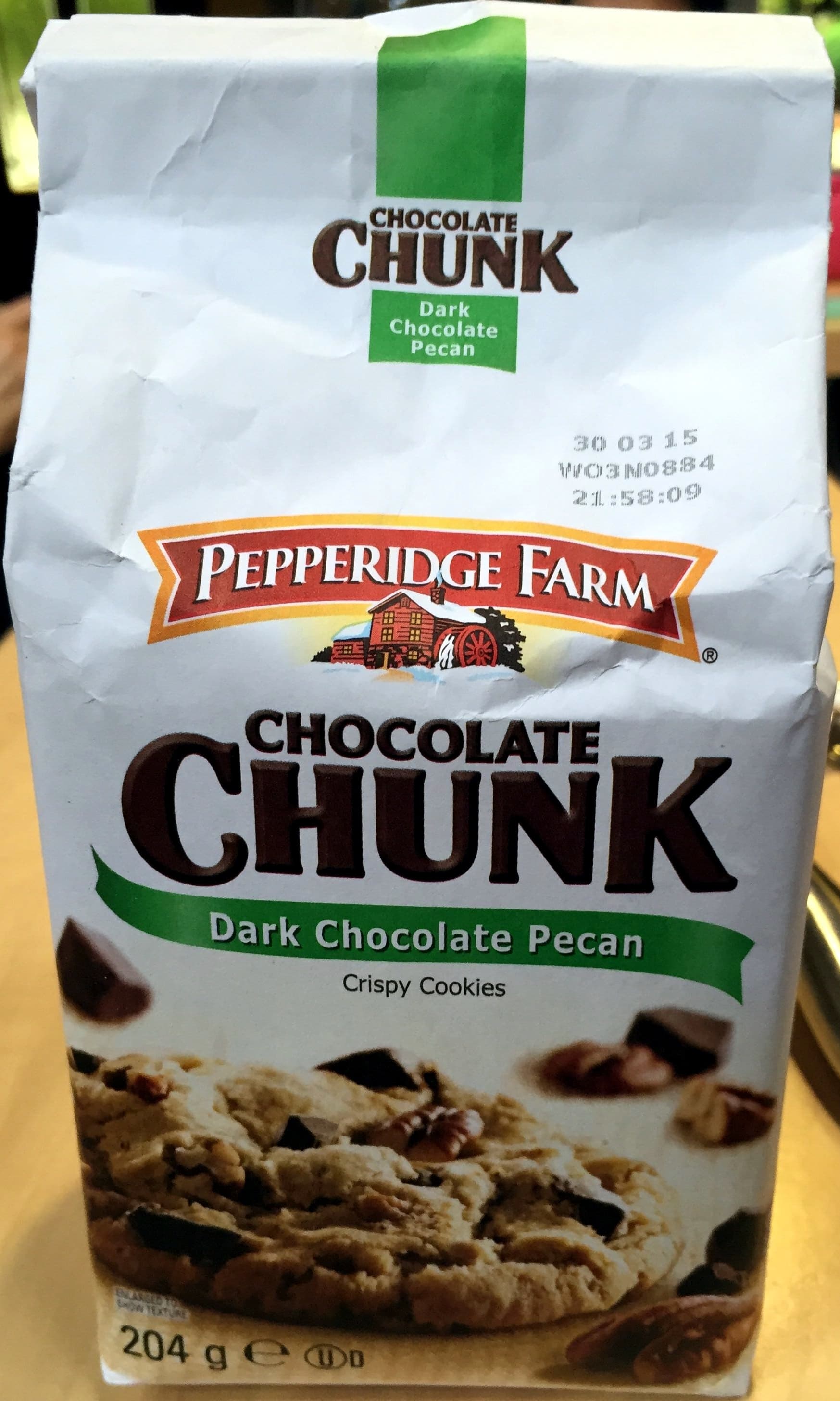Pepperidge Farm Chocolate Chunk Crispy Cookies - Dark Chocolate Pecan packshot