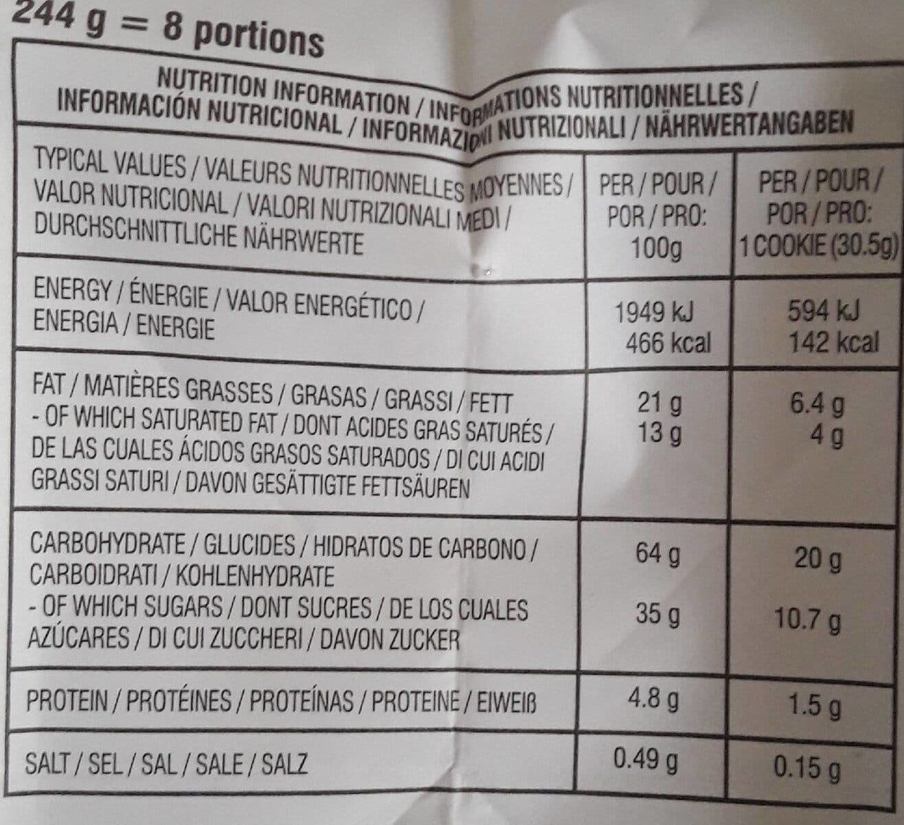 Pepperidge farm Cookies soft baked packshot