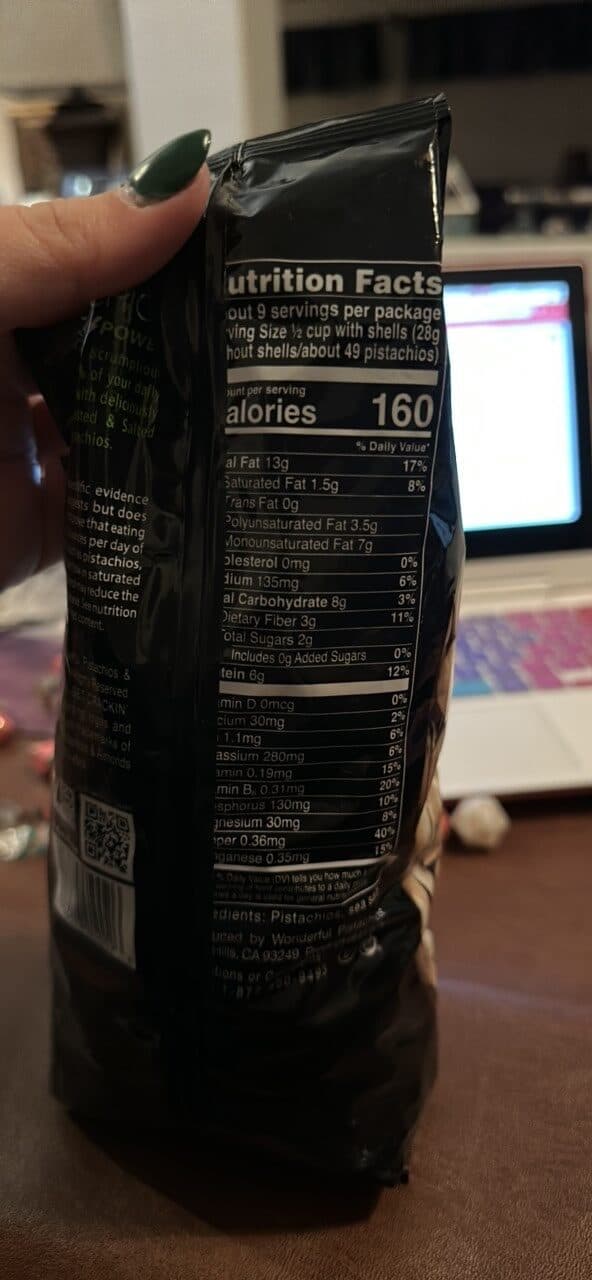 Wonderful Wonderful Roasted & Salted Pistachios packshot