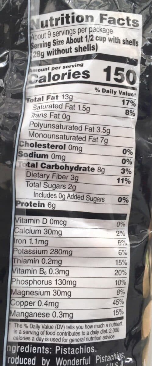 Paramount Farms Pistachios No Salt packshot