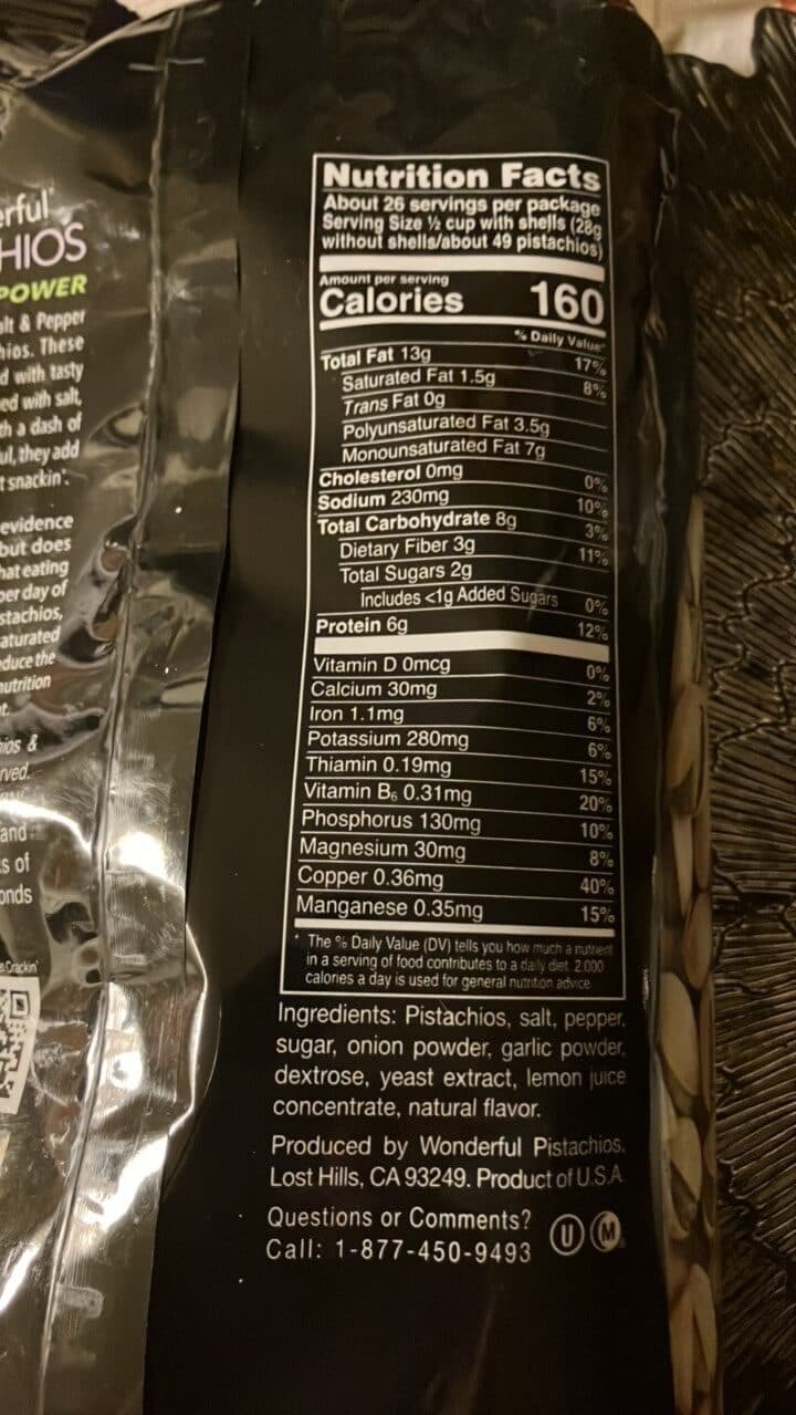 Wonderful Wonderful Pistachios packshot