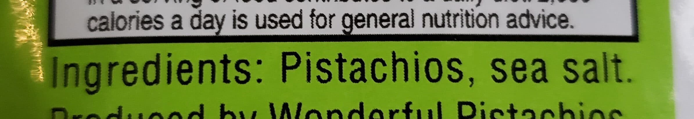 Wonderful Roasted & Salted Pistachios packshot