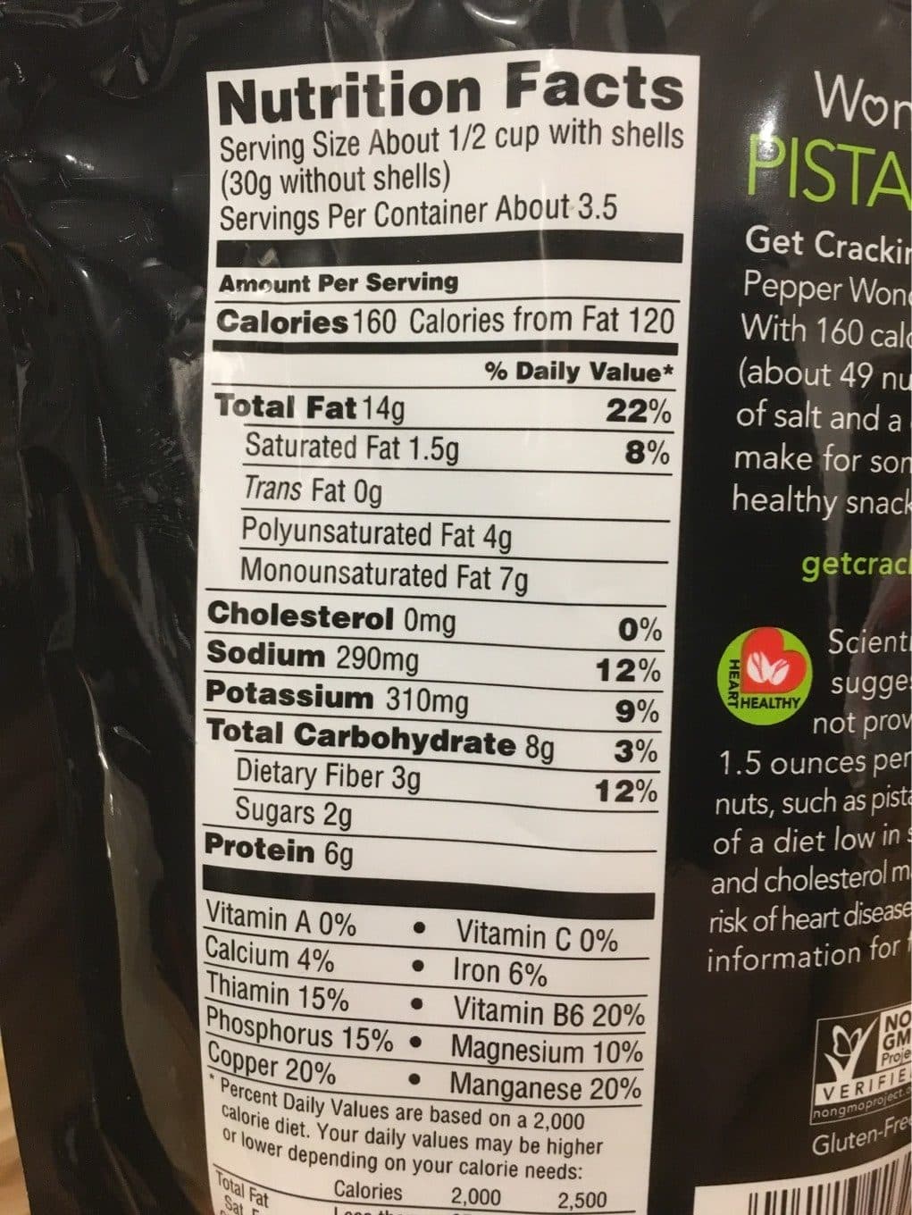 Wonderful Pistachios Salt & Pepper packshot