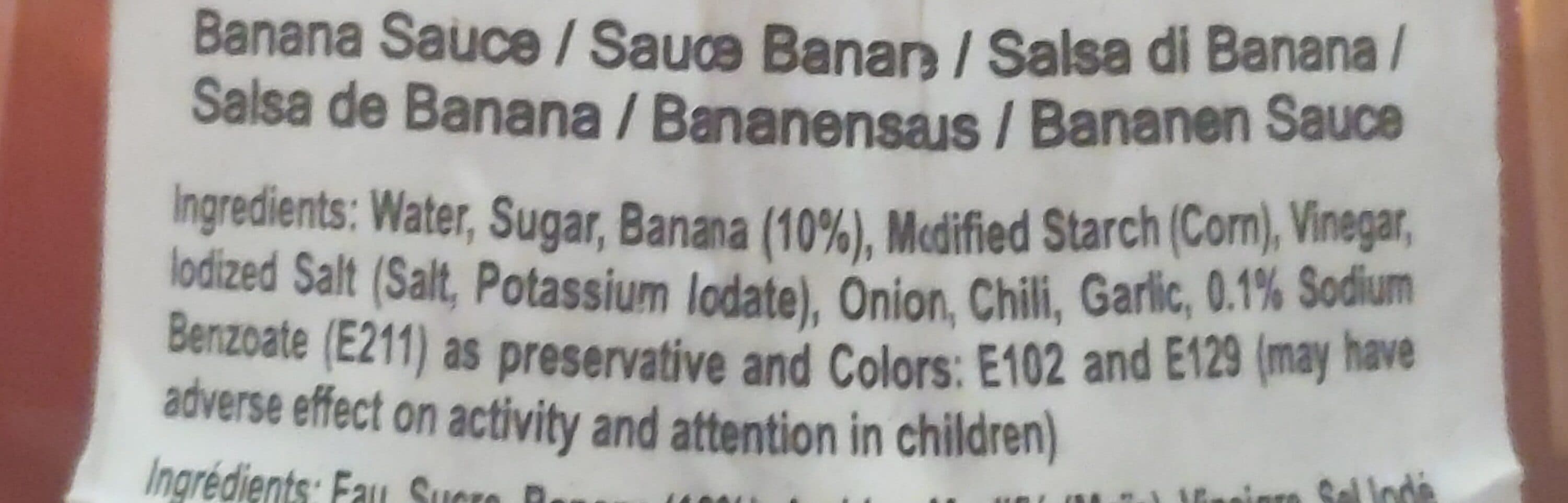 UFC Banana Sauce packshot