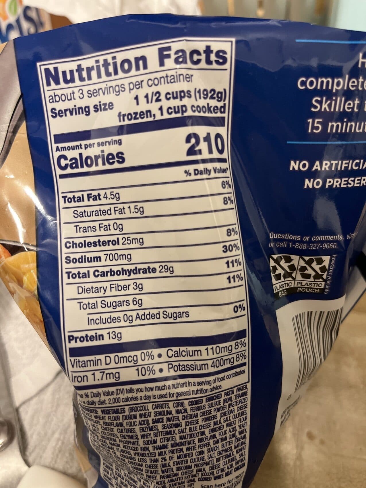 Voila! Skillet Meals Three Cheese Chicken packshot