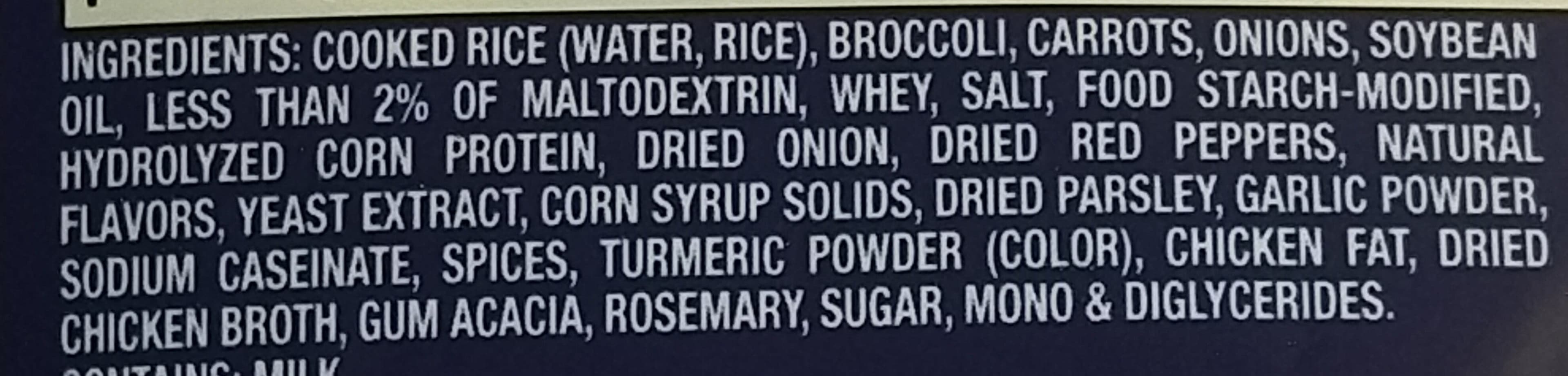 Birds Eye Rice & Vegetables Chicken Flavored packshot