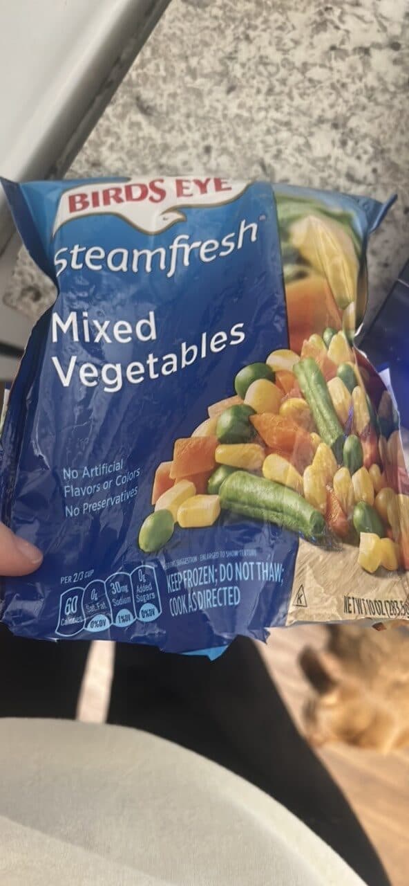 BIRDS EYE Mixed Vegetables packshot