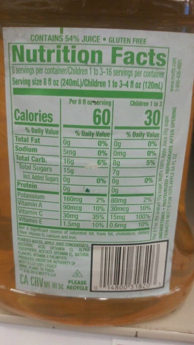 Open Food Facts For tots apple packshot