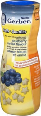 Gerber Collation Soufflée Pour Bébé, Bleuet - Vanille packshot