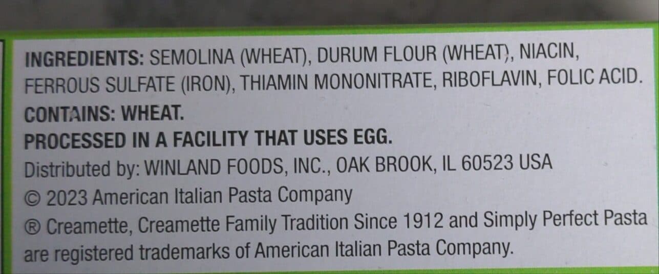 Creamette Thin Spaghetti packshot