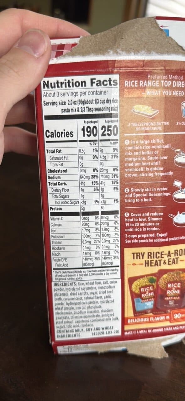 Rice a Roni Rice a Roni Beef Flavor packshot