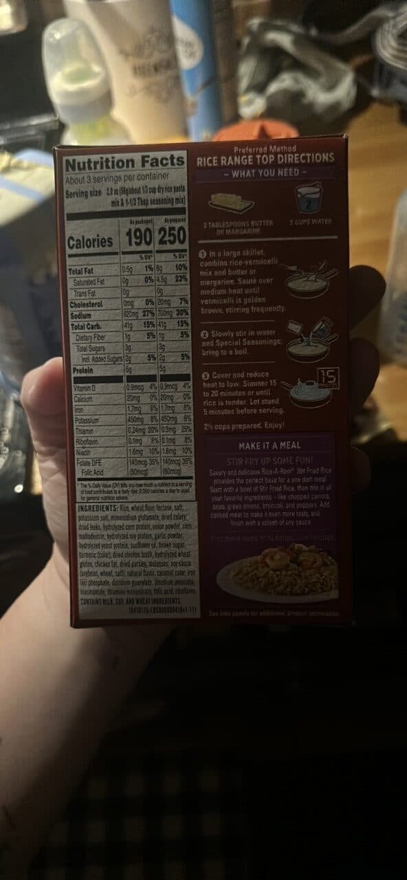 Rice-A-Roni Stir Fried Rice packshot